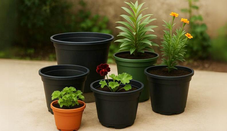 گلدان پلاستیکی