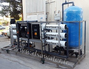 دستگاه تصفیه آب صنعتی با ظرفیت 300 متر مکعب