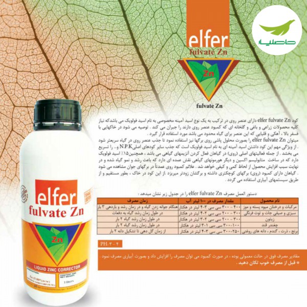 کود فولوات روی الفر