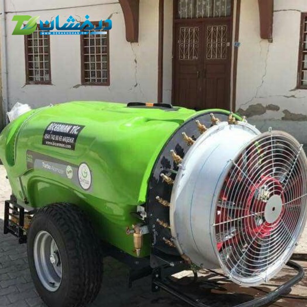 سمپاش درخشان 2000 لیتری باغی توربینی اتومایزر فن گرد