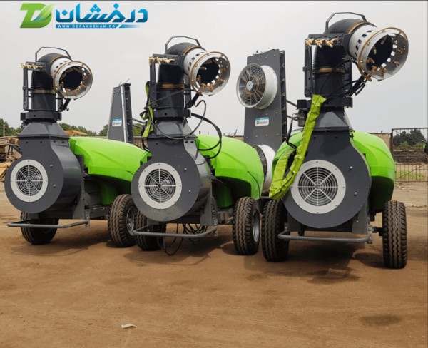 سمپاش درخشان 2000 لیتری توربو لاینر زراعی ربات هد