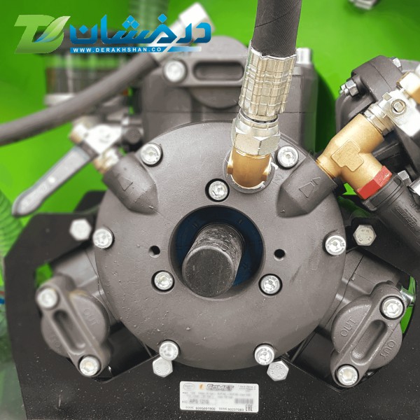 سمپاش درخشان 1000 لیتری توربینی اتومایزر باغی فن خطی(وی لاینر)