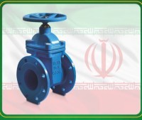 شیر فلکه کشویی زبانه فلز 250 شیرود