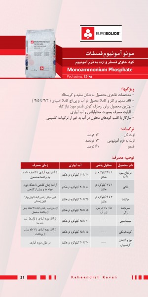 کود مونوآمینیوم فسفات یوروسالیدز