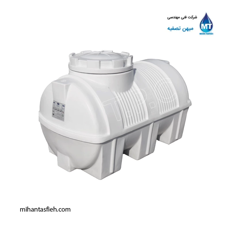 مخزن 500 لیتری افقی کرکره ای سه لایه مجتمع پلاستیک طبرستان