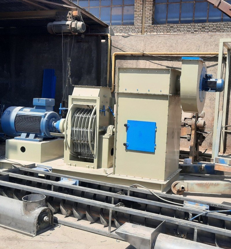 آسیاب چکشی  10 و 15 تن در ساعت