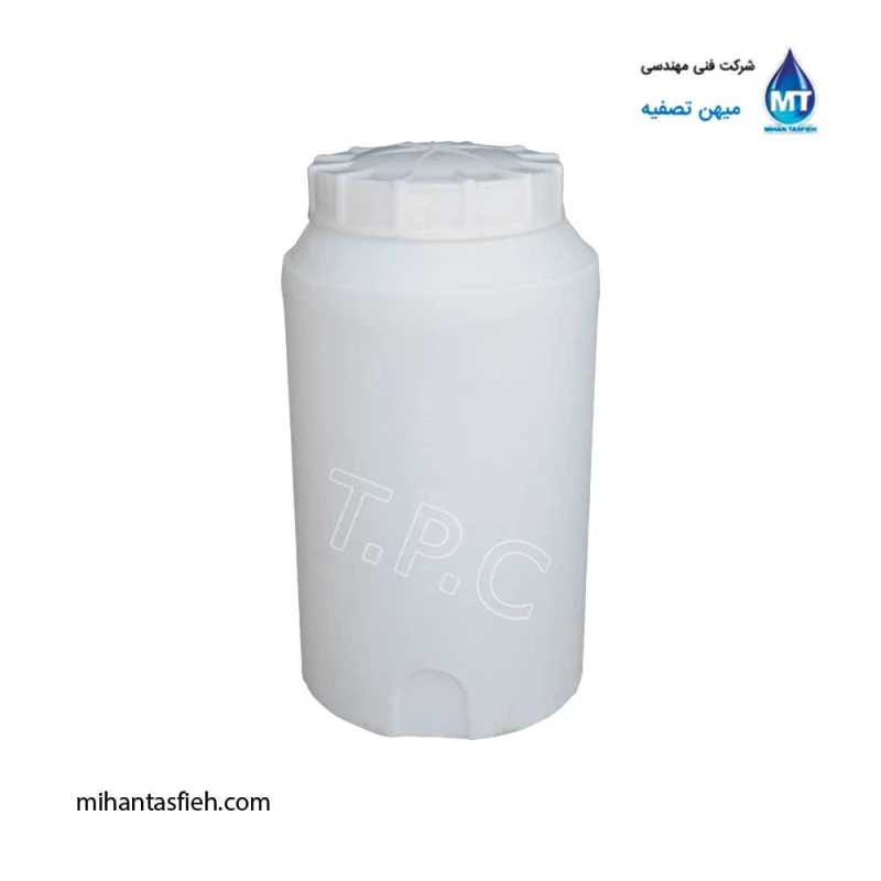 مخزن 100 لیتری عمودی تک لایه مجتمع پلاستیک طبرستان