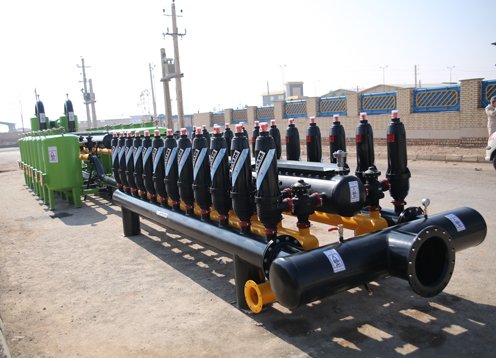 سیستم فیلتراسیون تمام اتوماتیک با فیلترهای دیسکی جکدار