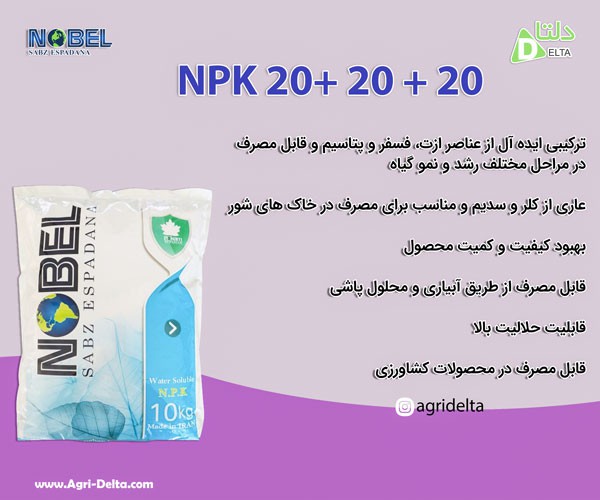 کود کامل 202020 نوبل - 10 کیلوگرمی