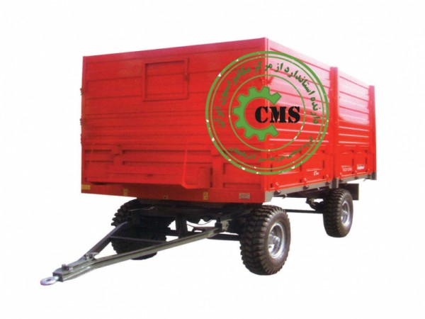 تریلر چهار چرخ مسقف 5 تن مخصوص انبار کاه مزرعه سبز آذربایجان