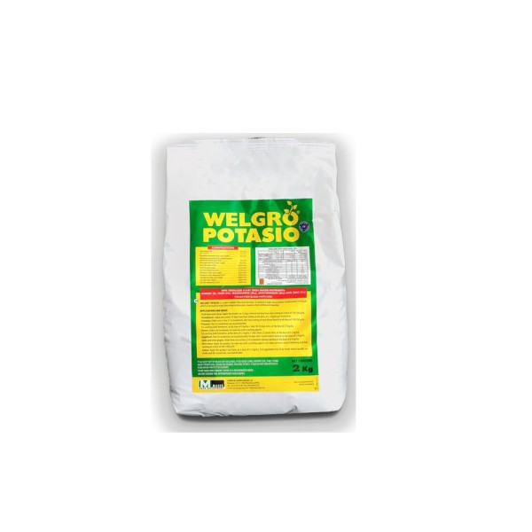 کود پودری ولگرو ماسو اسپانیایی پتاسیم 52 % حجم 2 کیلوگرم