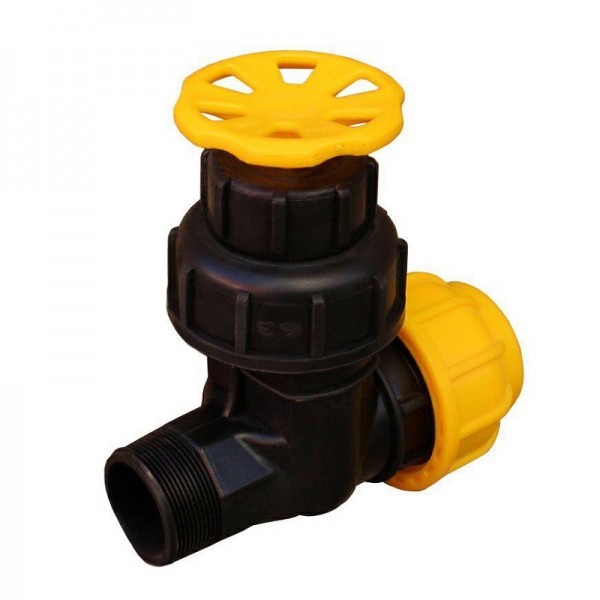 شیر گیت ولو دسته کوتاه یکسر نر یکسر رابط