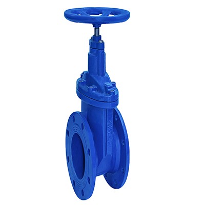 شیر فلکه کشوئی زبانه لاستیکی 125 م.م چدن داکتیل GGG40