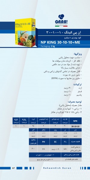 کود ان پی کینگ 10-10-30