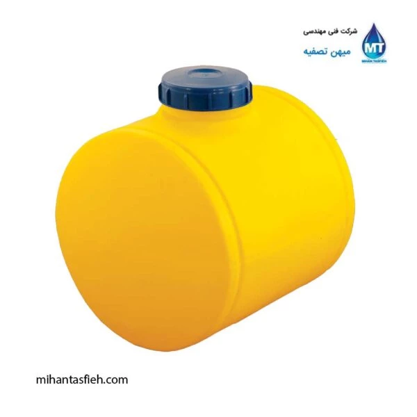 مخزن سمپاش 100 لیتری گرد زرد مجتمع پلاستیک طبرستان