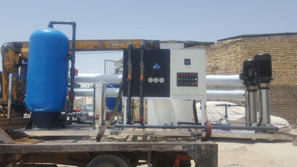 دستگاه تصفبه آب صنعتی 150 متر مکعب